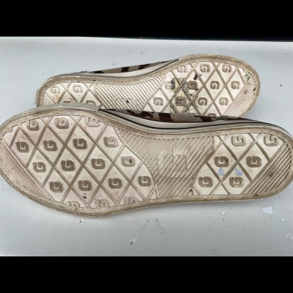 GUESS Brown logo sneakers Size 9 - Picture 9 of 12